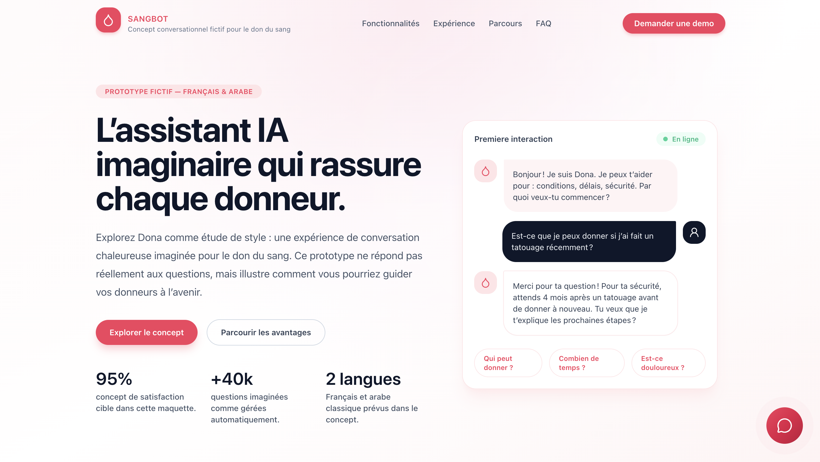SangBot project preview