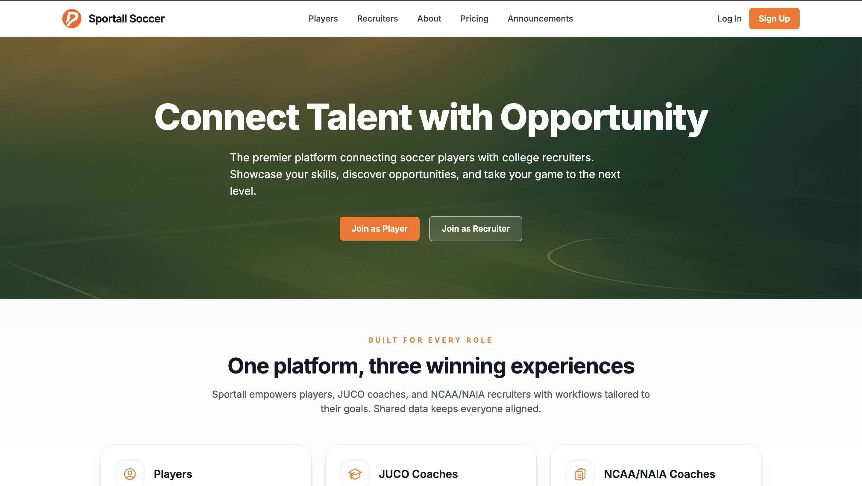 Sportall project preview